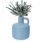 Annex Large Ceramic Handmade Bud Vase, Perfect for Pampas Grass, Book Vase for Flowers, Boho Room Decor for Home, Table, Shelf, Floor, Centerpiece or Book Display