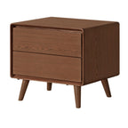 GVAwood Black Walnut, South American Walnut, White Ash, Oak, Red Zebrawood Solid Wood Classic Nightstand. 19.6x13.8x18.5 inch / 50x35x47cm / Natural Wood Color/White Ash Solid Wood 0.5m Nightstand