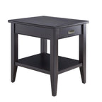 Leick Home Mission End Table, Solid Wood, 1 Storage Drawer, Secret Compartment, Bottom Display Shelf, Easy-Assembly, For Living Room/Bedroom, Russet, 24.0 in. L x 20.0 in. W x 24.0 in. H, 9066-SC