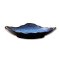 Large Ceramic Decorative Bowl – Blue Reactive Glaze Centerpiece Bowl, Modern Coffee Table Decor Dish, Entryway Catchall Key Bowl, Decorative Fruit Bowl for Dining Table Living Room (12” Dish)