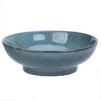 10" Decorative Bowl,Ceramic Fruit Bowl for Kitchen Counter,Coffee Table, Dining Room,Table Centerpiece Bowel,Entryway Key Holder & Jewelry Organizer (Ocean Blue)