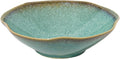 Decorative Bowl 7.6'' Ceramic, Ruffle Catch All Key Bowls for Entryway Table, Coffee Table Bowl Decor, Handcrafted Large Decorative Bowl, Pottery Purse Potpourri Bowl