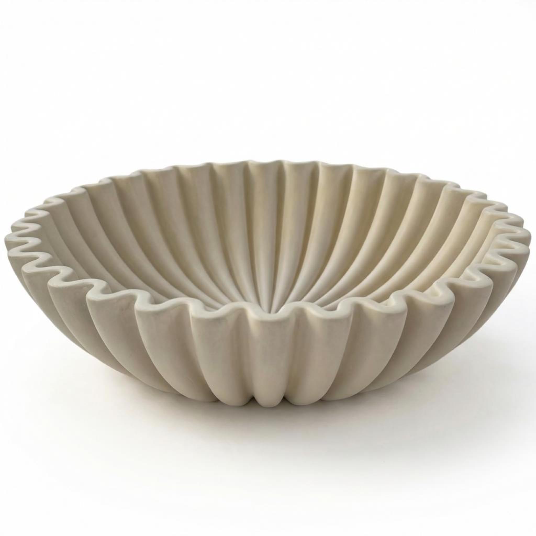 OAKOA Large Decorative Bowl for Home Decor - Purse Bowl Decor - Key Bowl for Entryway Table - Coffee Table Bowl - Organic Modern Home Decor