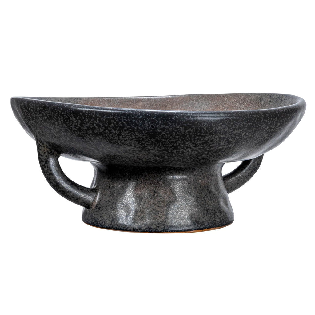 Creative Co-Op Stoneware Bowl w Reactive Glaze, White
