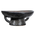 Creative Co-Op Stoneware Bowl w Reactive Glaze, White