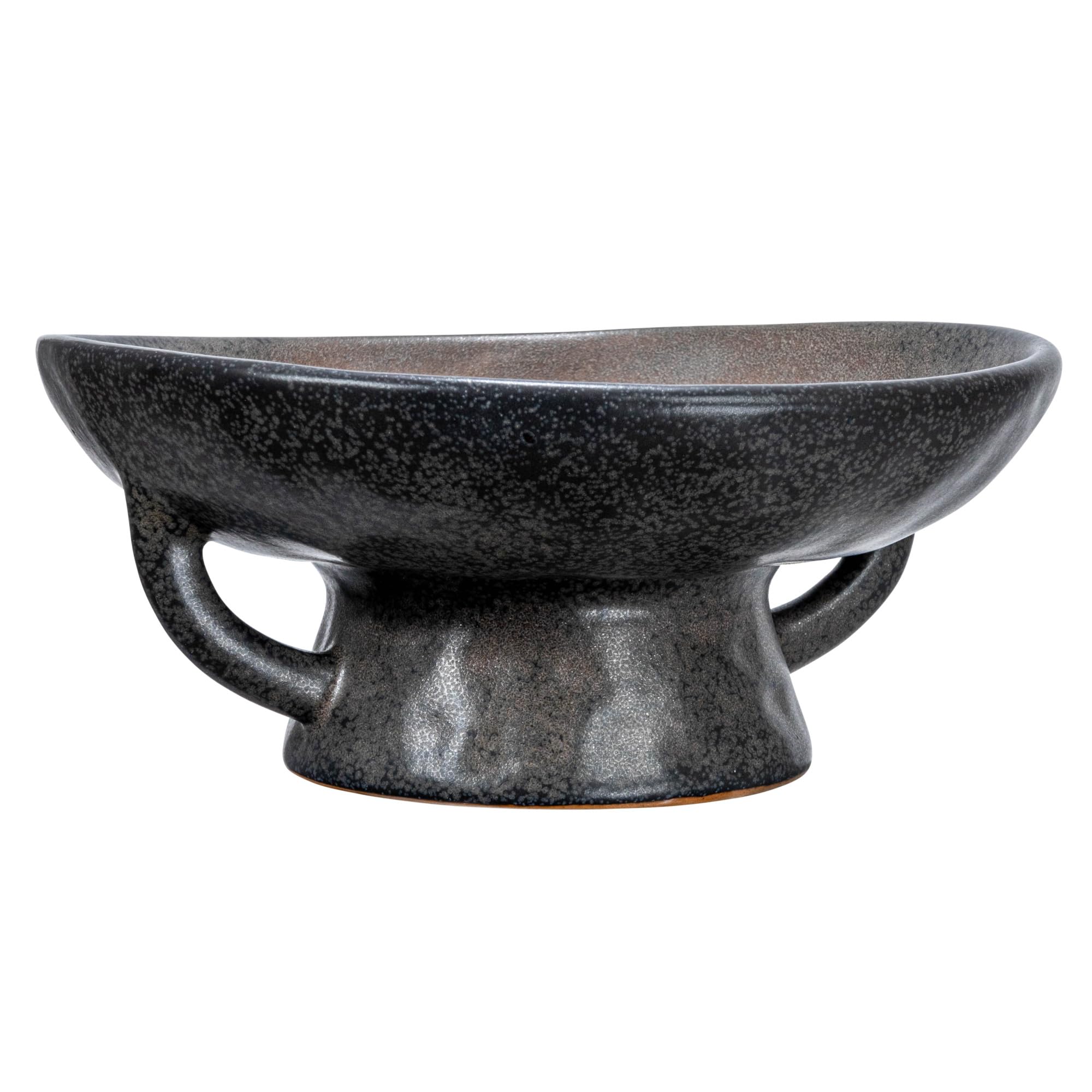 Creative Co-Op Stoneware Bowl w Reactive Glaze, White