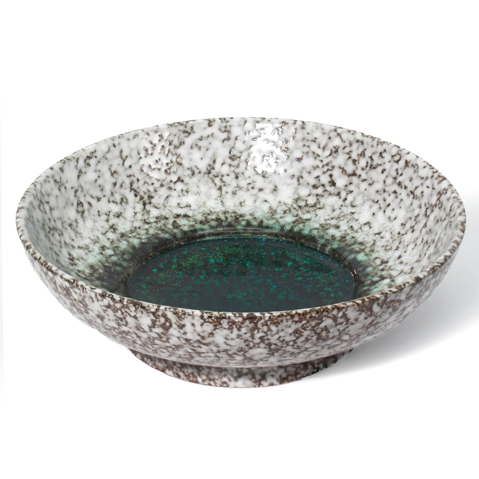 10" Decorative Bowl,Ceramic Fruit Bowl for Kitchen Counter,Coffee Table, Dining Room,Table Centerpiece Bowel,Entryway Key Holder & Jewelry Organizer (Ocean Blue)