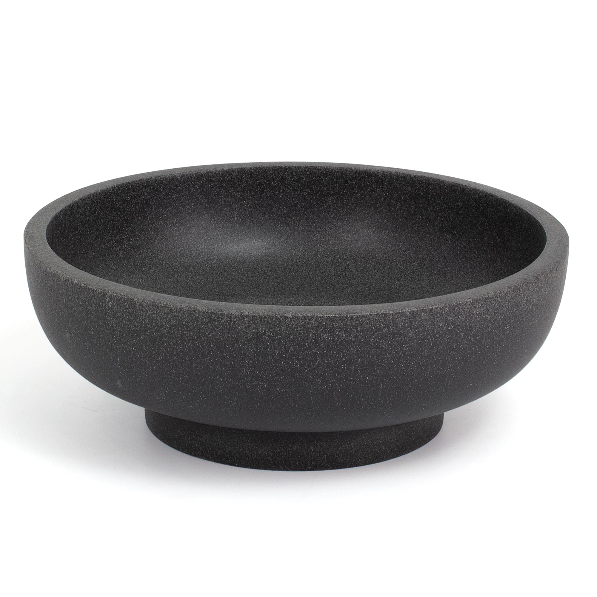 YMXYJM Large Decorative Bowl, Modern Handicraft Resin Bowls for Home Decor, Decorative Fruit Bowl for Kitchen Counter, Stylish Key Bowl for Entry Table, Artificial Stone Beige