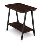 Leick Home Mission End Table, Solid Wood, 1 Storage Drawer, Secret Compartment, Bottom Display Shelf, Easy-Assembly, For Living Room/Bedroom, Russet, 24.0 in. L x 20.0 in. W x 24.0 in. H, 9066-SC
