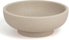 YMXYJM Large Decorative Bowl, Modern Handicraft Resin Bowls for Home Decor, Decorative Fruit Bowl for Kitchen Counter, Stylish Key Bowl for Entry Table, Artificial Stone Beige