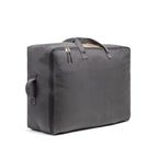 Soft Canvas Storage Bags with Zipper. Thick Breathable, 2pc King/Queen Comforter Organizer. Four Carrying Handles and Window. Large 25x19x9in Bag for Sheets Blankets Bedding Pillows, Clothes