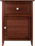 Winsome 25 x 18.9 x 14.96-Inch Wood Night Stand/Accent Table, Brown (94215)