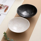 6" Small Decorative Bowl, Multi-Purpose Decorative Bowls for Keys, Candy and Home Decor, Ceramic Bowl （Retro White）
