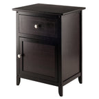 Winsome 25 x 18.9 x 14.96-Inch Wood Night Stand/Accent Table, Brown (94215)